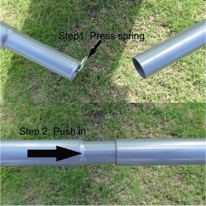 š„READY STOCKš„TURUS (2pcs) 4 SECTION TENT POLE Adjustable Tarp Poles Tarp for Camping Backpacking Hammocks Shelters