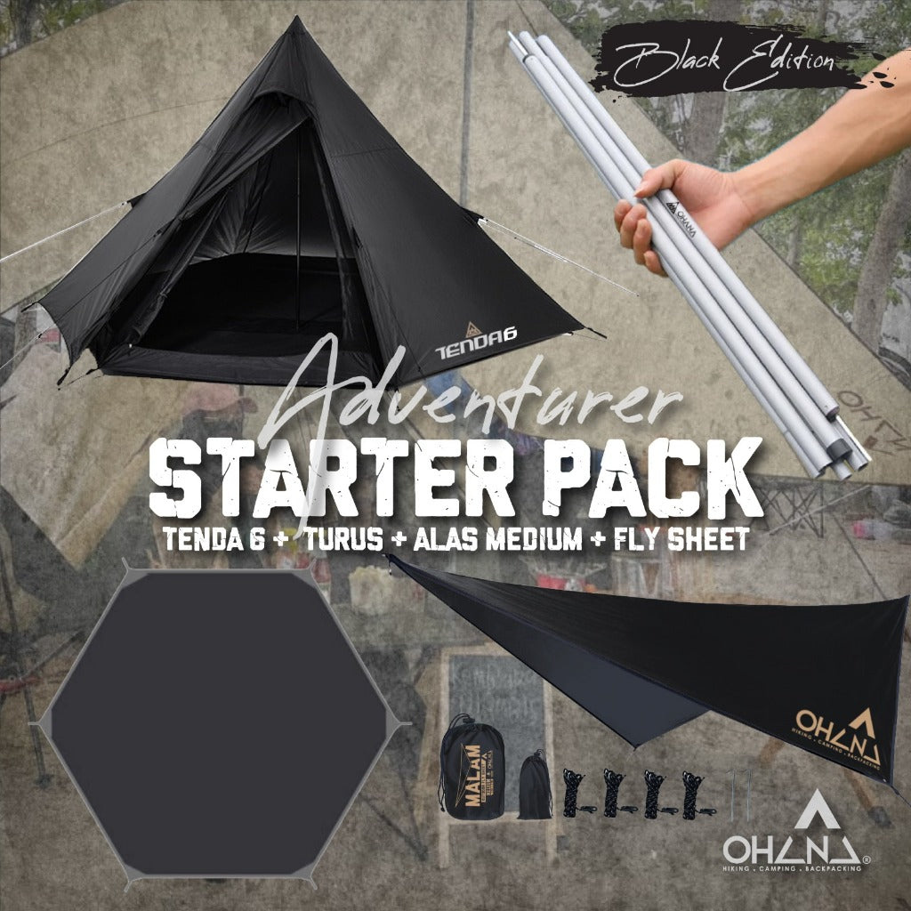 🔥READY STOCK🔥 4 IN 1 ADVENTURER STARTER PACK ( TENDA 6 SET ) BY OHANA