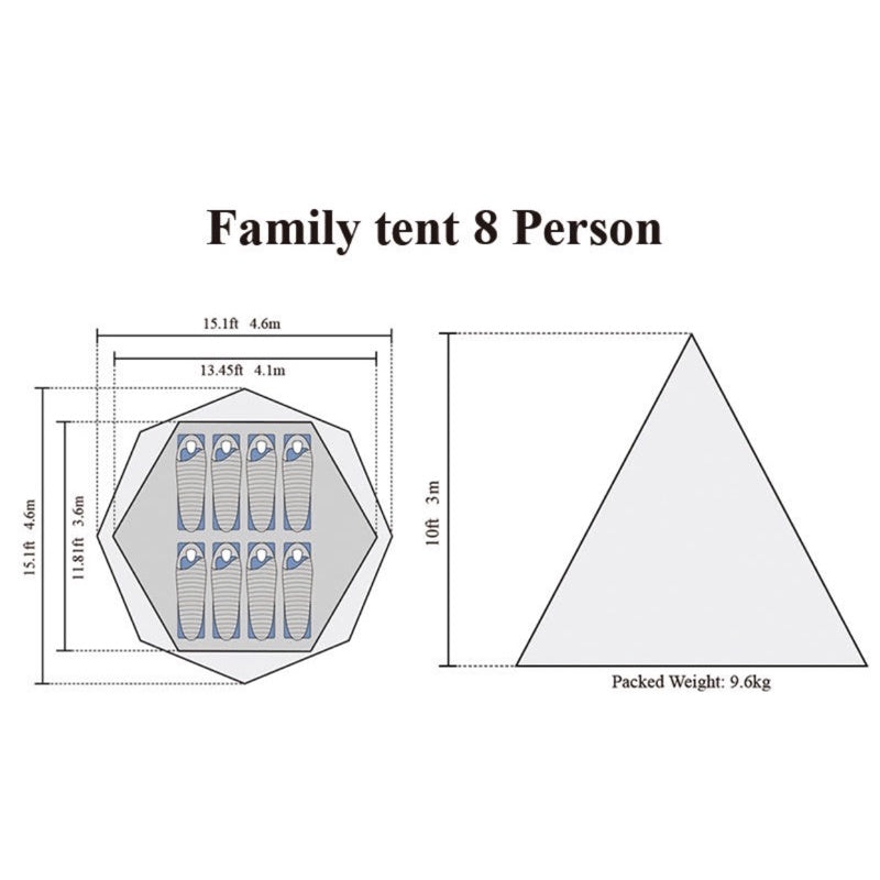 Glamping Tenda 8, Yurts Tent Outdoor, Indian style for 8 people by OHANA