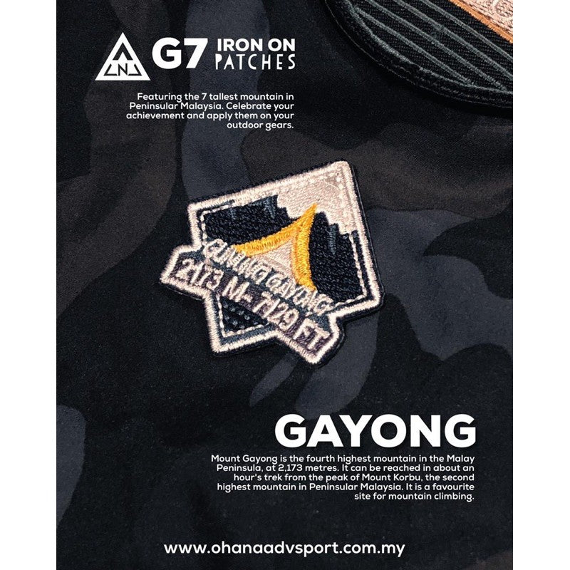 LIMITED EDITION G7 PATCH BY OHANA