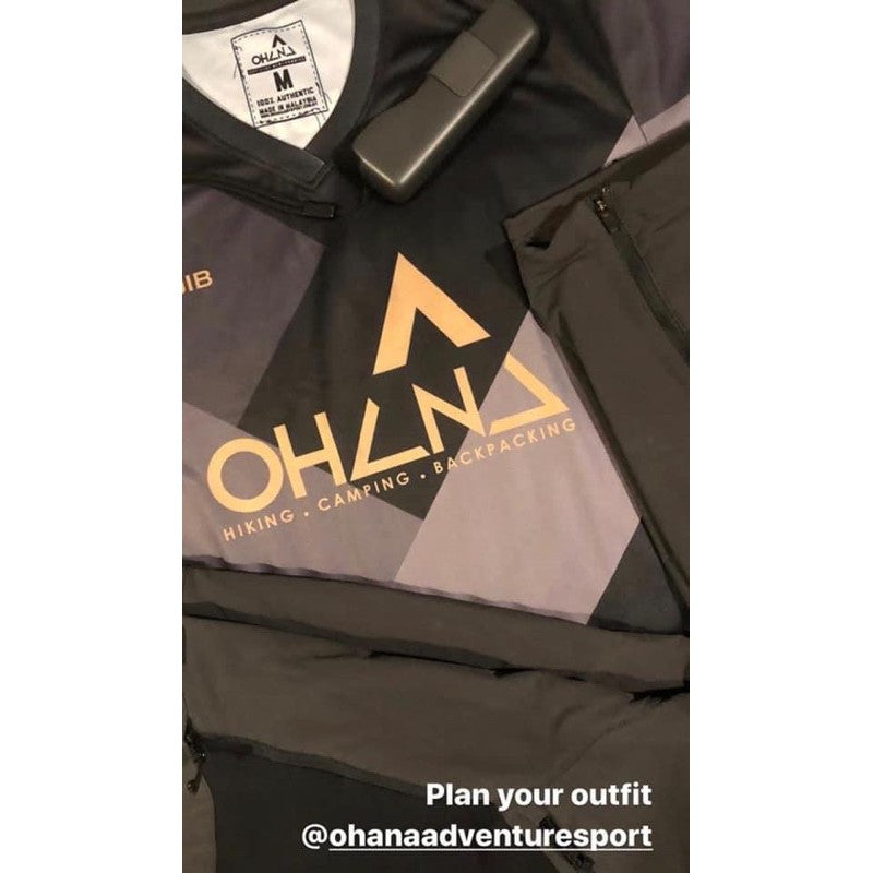 OUTDOOR MICROFIBRE T-SHIRT SHORT SLEEVE BY OHANA : LIMITED BLACK