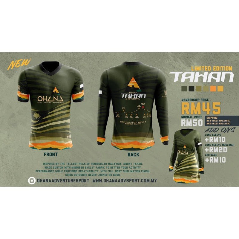 MOUNT TAHAN MICROFIBRE T-SHIRT BY OHANA