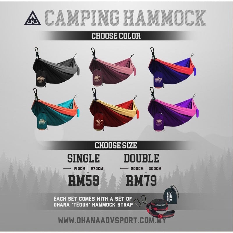 š„READY STOCKš„ Outdoor Hammock by OHANA