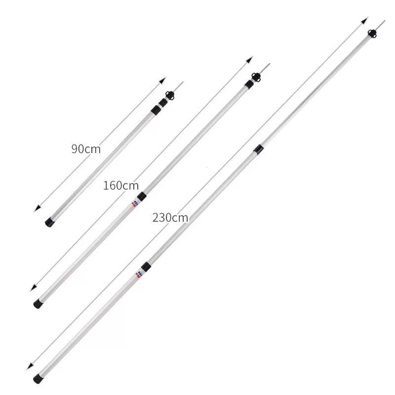 🔥READY STOCK🔥 CAMPING TENT/TARP ALUMINIUM POLE SUPPORT AWNING FRAME TARP ROD ADJUSTABLE