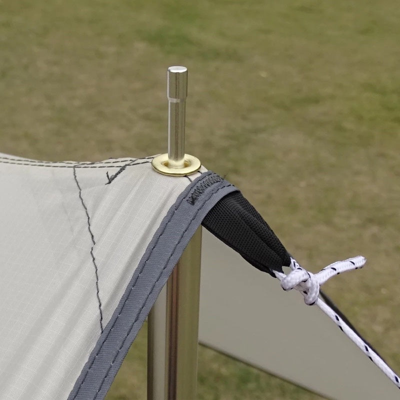 š„READY STOCKš„TURUS (2pcs) 4 SECTION TENT POLE Adjustable Tarp Poles Tarp for Camping Backpacking Hammocks Shelters