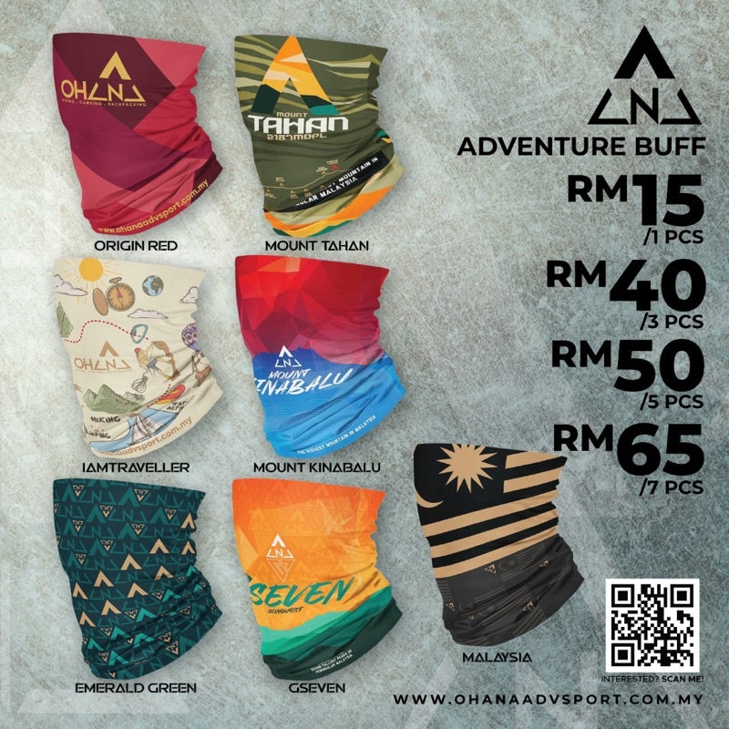 ADVENTURE HEAD BUFF / HEAD SCARF