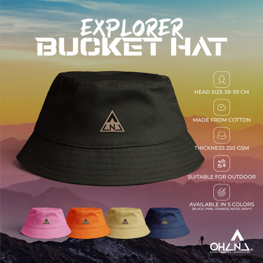 🔥 READY STOCK🔥 Unisex Explorer Bucket Hat By Ohana