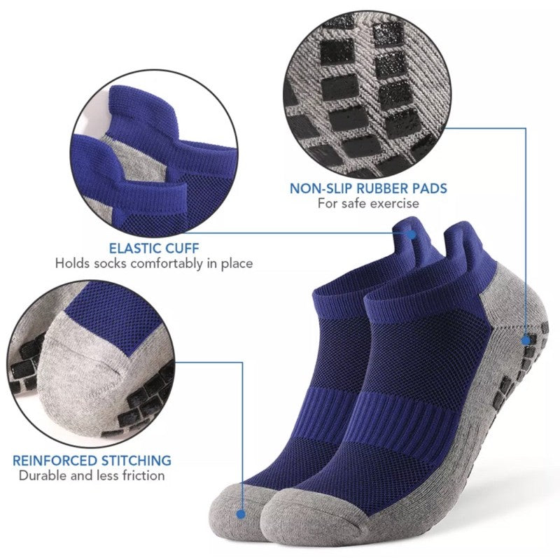 🔥READY STOCK🔥 Unisex Non Slip Sport, Grip Socks with Rubber Dots for Men & Women by OHANA