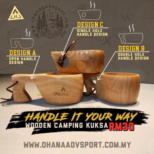 🔥READY STOCK🔥 Handmade Kuksa Wooden Handcraft Cup by OHANA