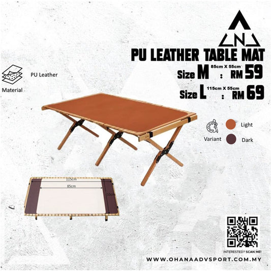 Share: 🔥READY STOCK🔥PU LEATHER Table Mat by OHANA