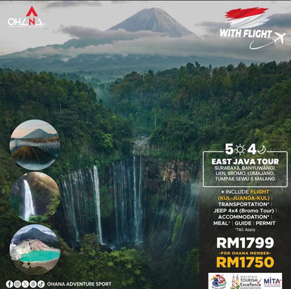 EAST JAVA INCLUDE FLIGHT