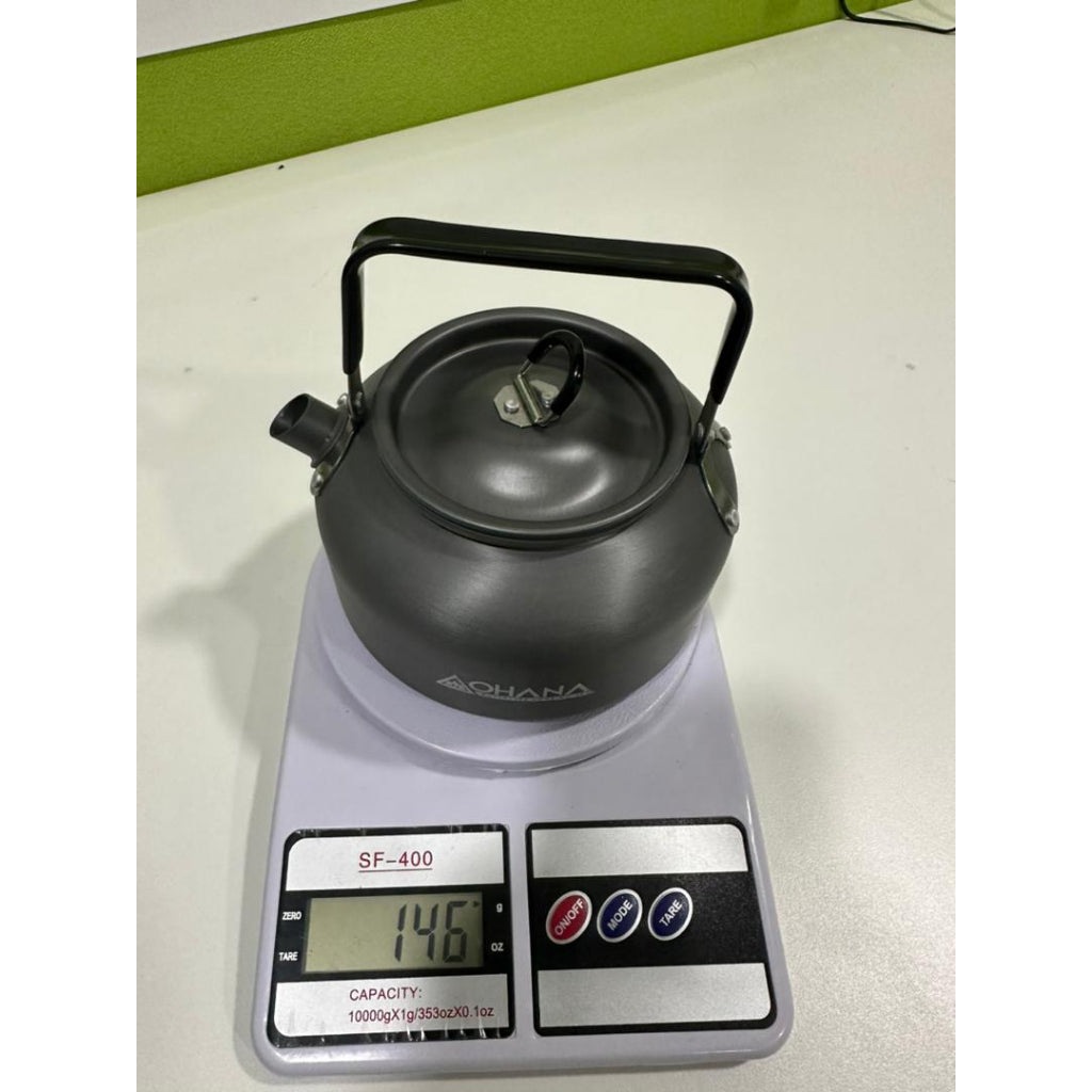 🔥READY STOCK🔥 0.8L Outdoor Camping Cookware Kettle Aluminum Alloy Coffee Pot Ultralight Kettle